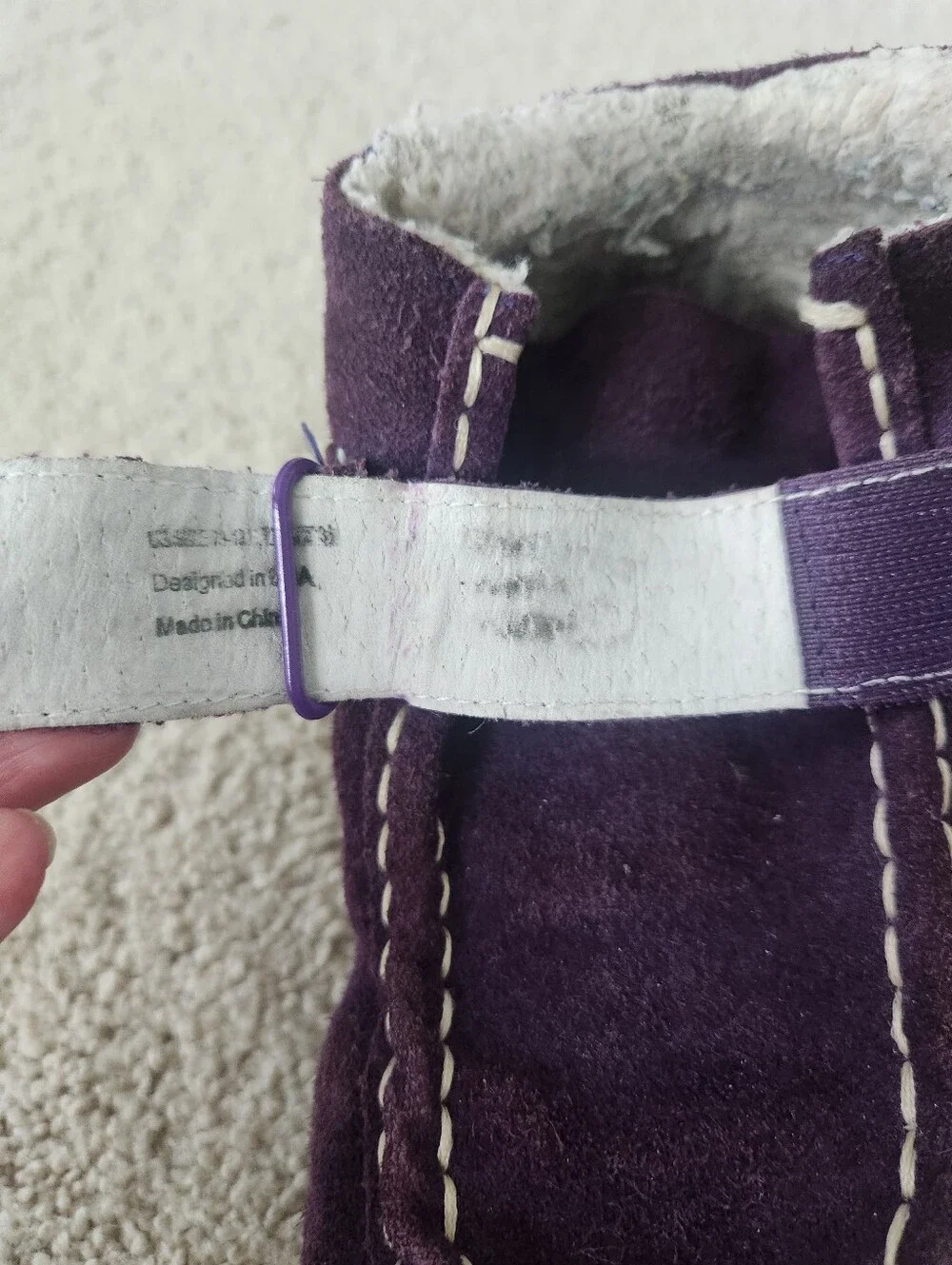 Pediped Flex Jackie Purple Sherpa Lined Boots